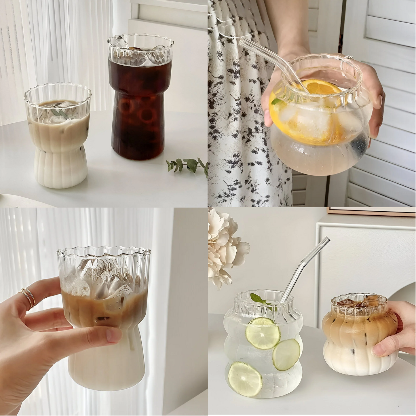 Bundle offer 2 | 1 Tulip Glass & 1 Vintage Glass