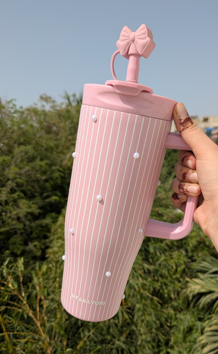 Sitarayuri Pearled Insulated Tumbler