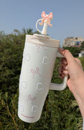Sitarayuri Pearled Bow Insulated Tumbler