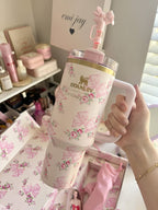 Rosa Beaux Pink Stanley x LoveShackFancy Quencher | 40 OZ