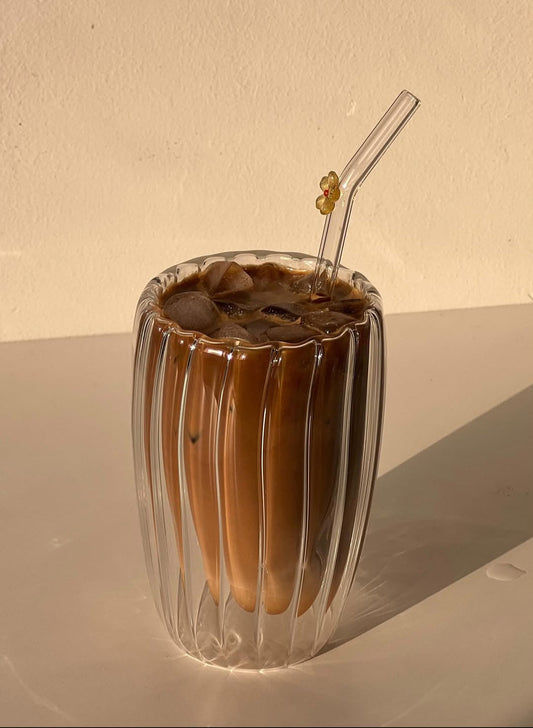 Double Wall Ribbed Glass