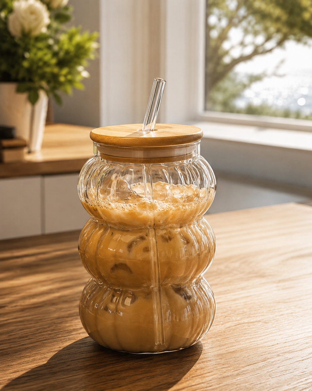 Tulip With Lid & Straw
