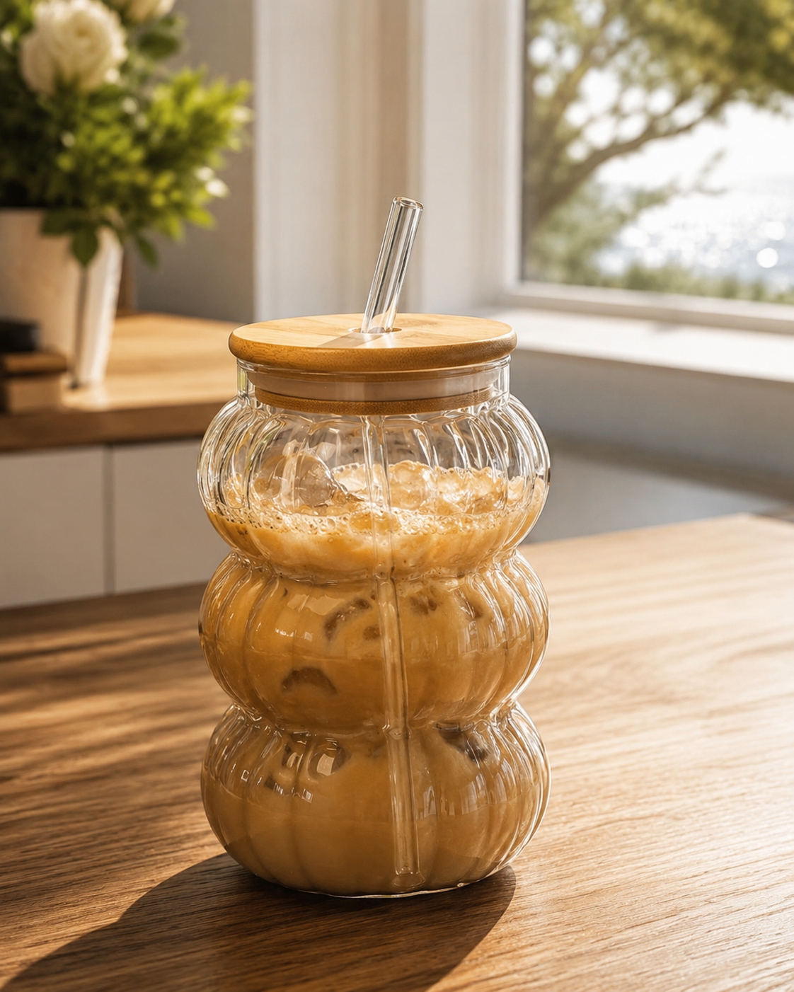 Tulip With Lid & Straw