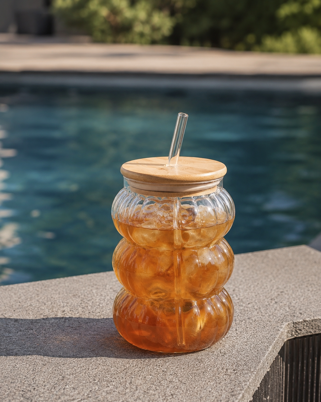 Tulip With Lid & Straw