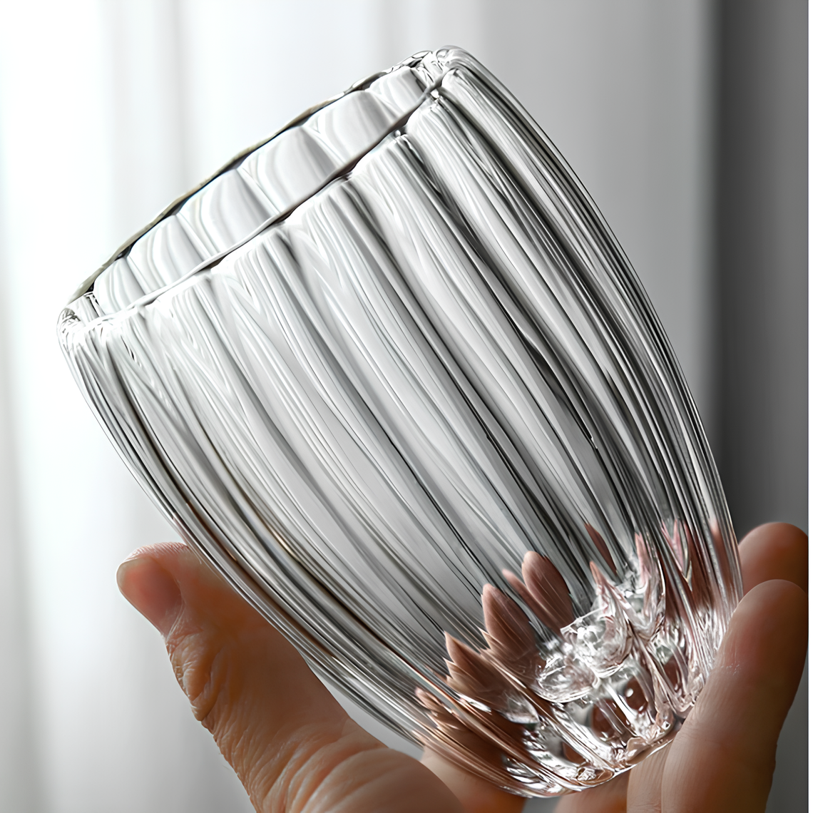 Double Wall Ribbed Glass