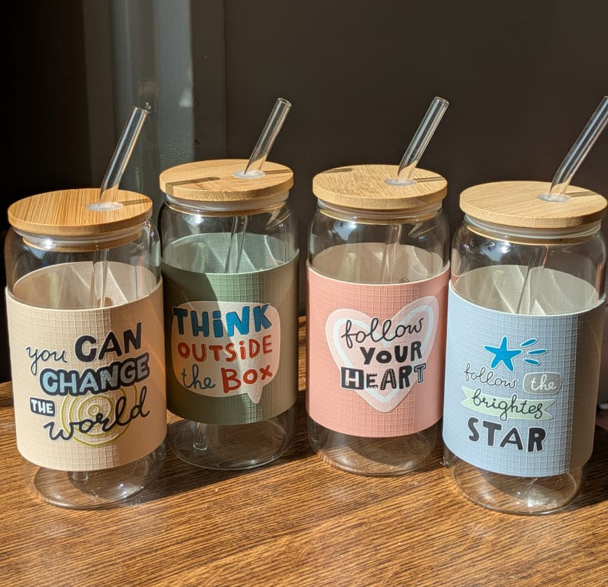 Can Glass with Sleeve