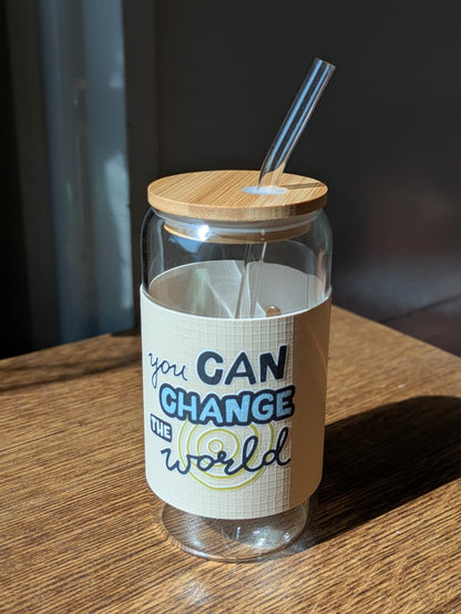 Can Glass with Sleeve