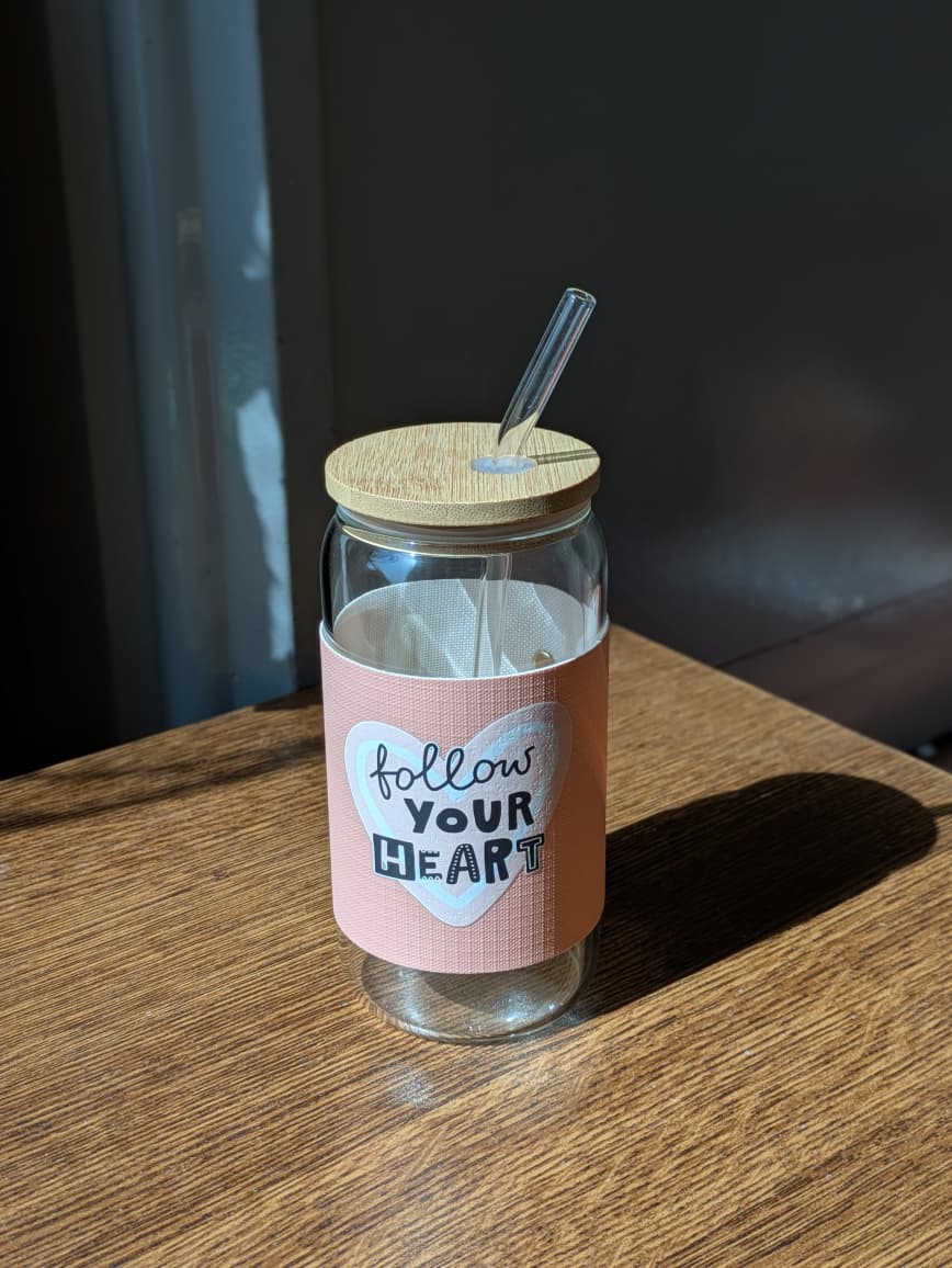 Can Glass with Sleeve