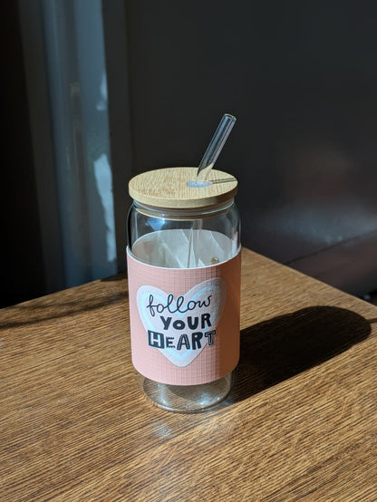 Can Glass with Sleeve