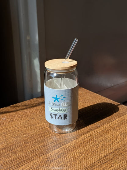 Can Glass with Sleeve