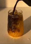 Frost Ice Glass With Lid & Glass Straw