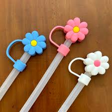 Straw Topper silicon flower