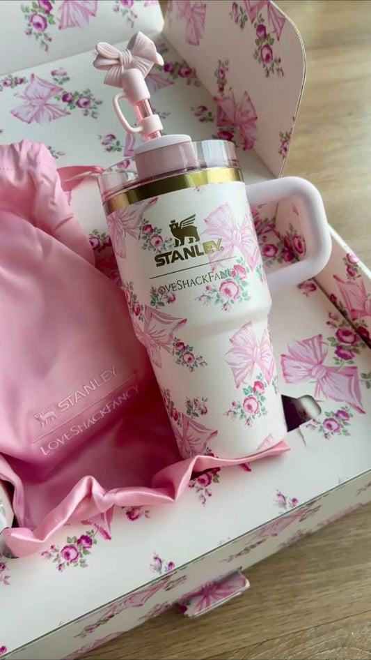 Rosa Beaux Pink Stanley x LoveShackFancy Quencher | 20 OZ